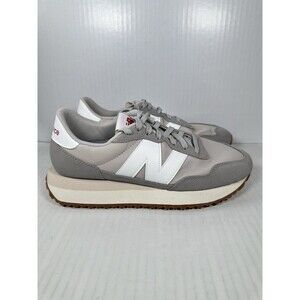 NEW BALANCE Men's Gray 237V1 Lifestyle Casual Sneakers MS237GE US Size 9 New